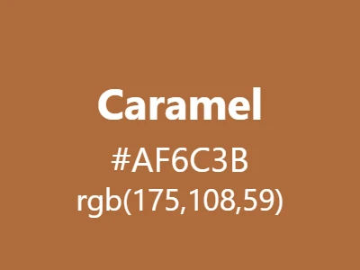 Visual example of caramel color with its sweet, golden-brown appearance