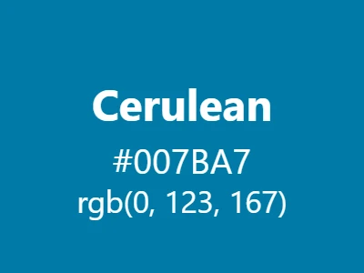 Visual example of cerulean color with its vibrant, sky-inspired appearance