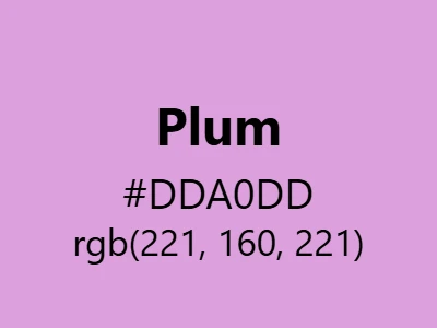 Visual example of plum color with its rich, fruity appearance