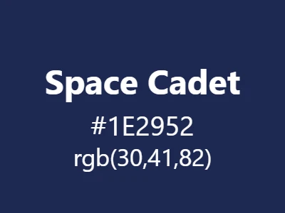 Visual example of Space Cadet color with its cosmic, mysterious appearance