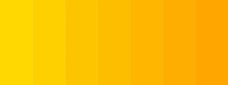 gold and orange color palette