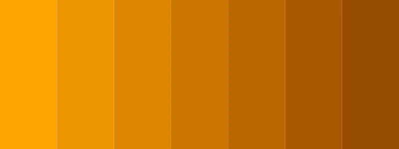orange and brown color palette