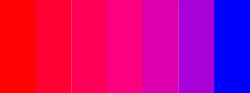 red and blue color palette