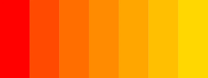 red and gold color palette