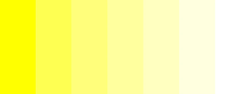 yellow and white color palette